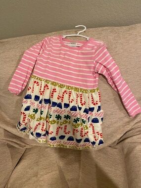 Hanna Andersson Pink and White Striped Top